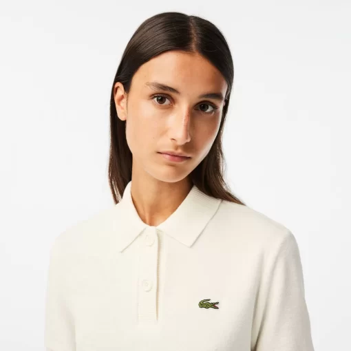 Lacoste Polo Shirts-Women'S Slim Fit Organic Cotton Terry Polo Shirt