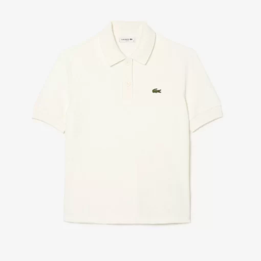 Lacoste Polo Shirts-Women'S Slim Fit Organic Cotton Terry Polo Shirt