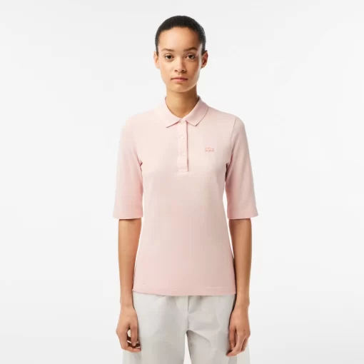 Lacoste Polo Shirts-Women'S Slim Fit Supple Cotton Polo Shirt