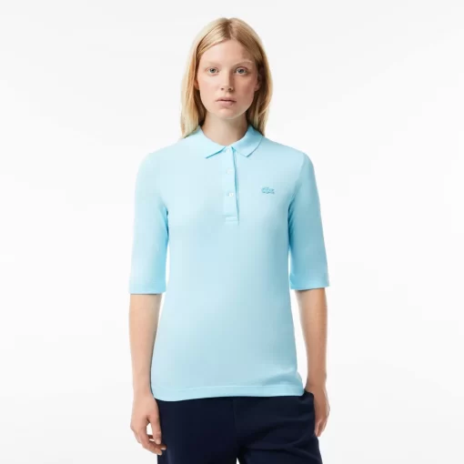 Lacoste Polo Shirts-Women'S Slim Fit Supple Cotton Polo Shirt