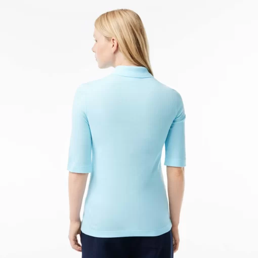 Lacoste Polo Shirts-Women'S Slim Fit Supple Cotton Polo Shirt