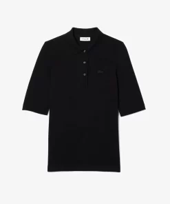 Lacoste Polo Shirts-Women'S Slim Fit Supple Cotton Polo Shirt