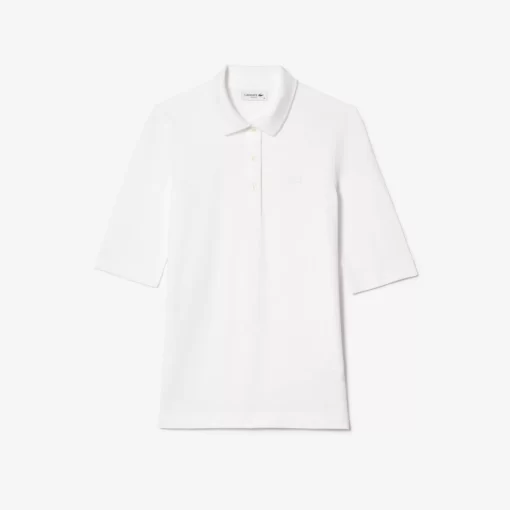 Lacoste Polo Shirts-Women'S Slim Fit Supple Cotton Polo Shirt