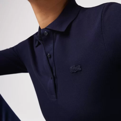 Lacoste Polo Shirts-Women'S Slim Fit Supple Cotton Polo Shirt