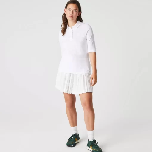 Lacoste Polo Shirts-Women'S Slim Fit Supple Cotton Polo Shirt