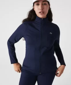 Lacoste Golf-Women'S Sport Breathable Ergonomic Zip Golf Jacket