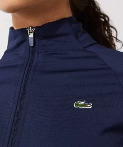 Lacoste Golf-Women'S Sport Breathable Ergonomic Zip Golf Jacket