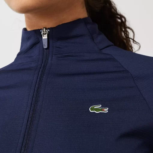 Lacoste Golf-Women'S Sport Breathable Ergonomic Zip Golf Jacket