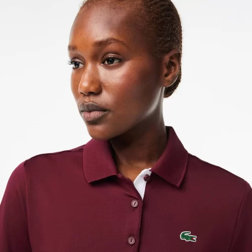 Lacoste Golf-Women'S Sport Breathable Stretch Golf Polo Shirt