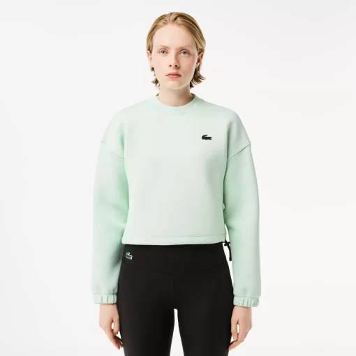 Lacoste Sport Clothing-Women'S Sport Loose Fit Drawstring Sweatshirt