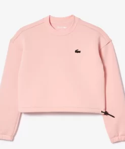 Lacoste Sport Clothing-Women'S Sport Loose Fit Drawstring Sweatshirt