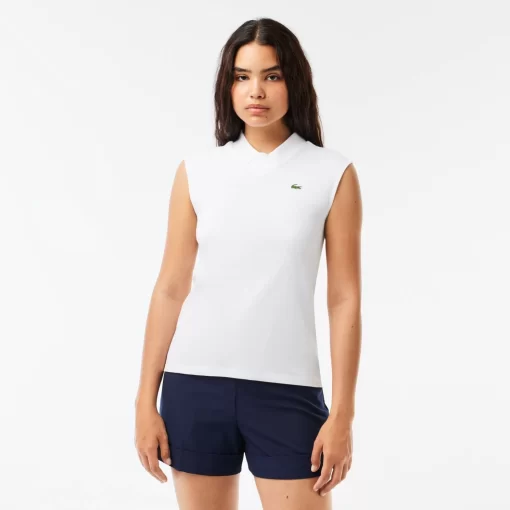 Lacoste Golf-Women'S Sport Organic Cotton Ultra-Dry Golf Polo