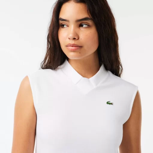 Lacoste Golf-Women'S Sport Organic Cotton Ultra-Dry Golf Polo