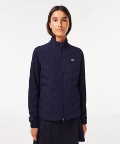 Lacoste Golf-Women'S Sport Padded Water-Repellent Golf Sweater