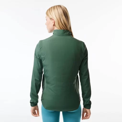 Lacoste Sport Clothing-Women'S Sport Padded Water-Repellent Golf Sweater