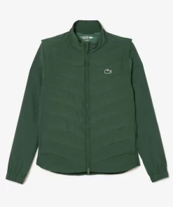 Lacoste Sport Clothing-Women'S Sport Padded Water-Repellent Golf Sweater