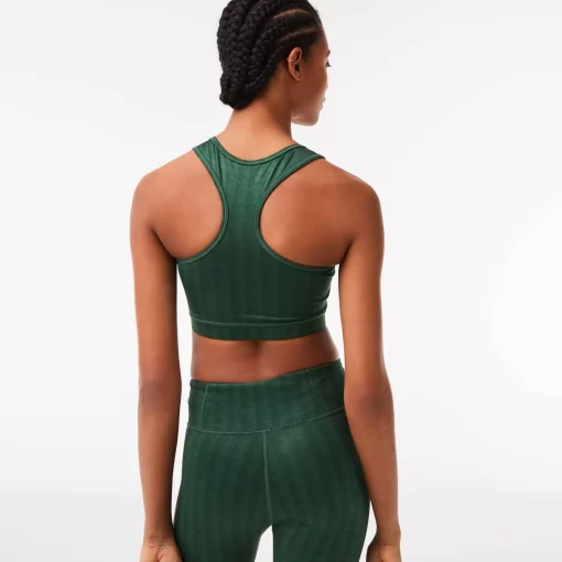 Lacoste Bras & Leggings-Women'S Sport Printed Sports Bra