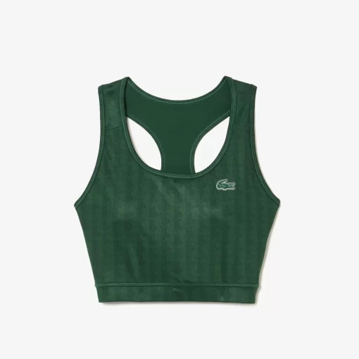 Lacoste Bras & Leggings-Women'S Sport Printed Sports Bra