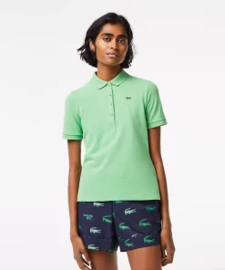 Lacoste Golf-Women'S Sport Slim Fit Organic Cotton Ultra-Dry Golf Polo