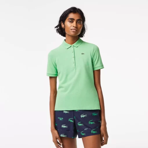 Lacoste Golf-Women'S Sport Slim Fit Organic Cotton Ultra-Dry Golf Polo