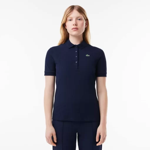 Lacoste Golf-Women'S Sport Slim Fit Organic Cotton Ultra-Dry Golf Polo