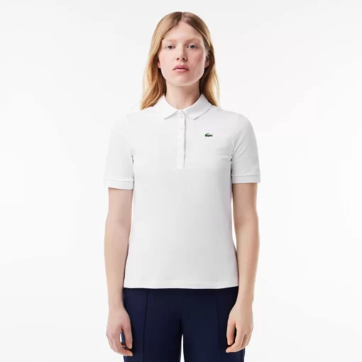 Lacoste Golf-Women'S Sport Slim Fit Organic Cotton Ultra-Dry Golf Polo