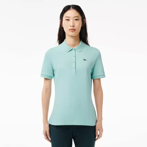 Lacoste Golf-Women'S Sport Slim Fit Organic Cotton Ultra-Dry Golf Polo