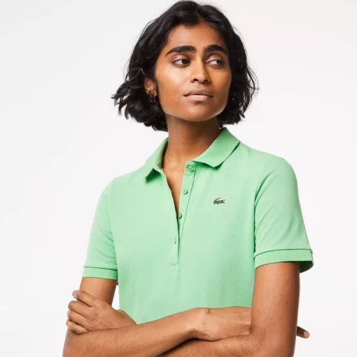 Lacoste Golf-Women'S Sport Slim Fit Organic Cotton Ultra-Dry Golf Polo