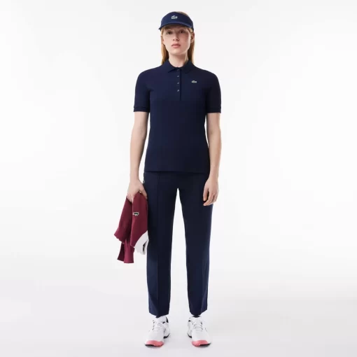 Lacoste Golf-Women'S Sport Slim Fit Organic Cotton Ultra-Dry Golf Polo