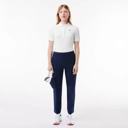 Lacoste Golf-Women'S Sport Slim Fit Organic Cotton Ultra-Dry Golf Polo