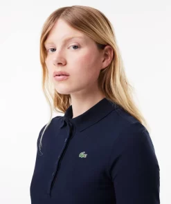 Lacoste Golf-Women'S Sport Slim Fit Organic Cotton Ultra-Dry Golf Polo