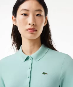 Lacoste Golf-Women'S Sport Slim Fit Organic Cotton Ultra-Dry Golf Polo