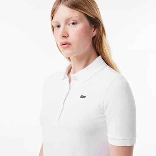 Lacoste Golf-Women'S Sport Slim Fit Organic Cotton Ultra-Dry Golf Polo