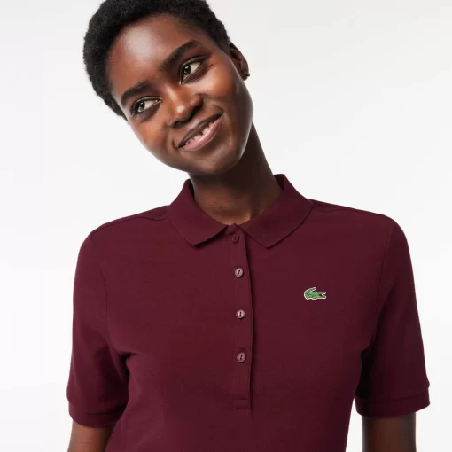 Lacoste Golf-Women'S Sport Slim Fit Organic Cotton Ultra-Dry Golf Polo