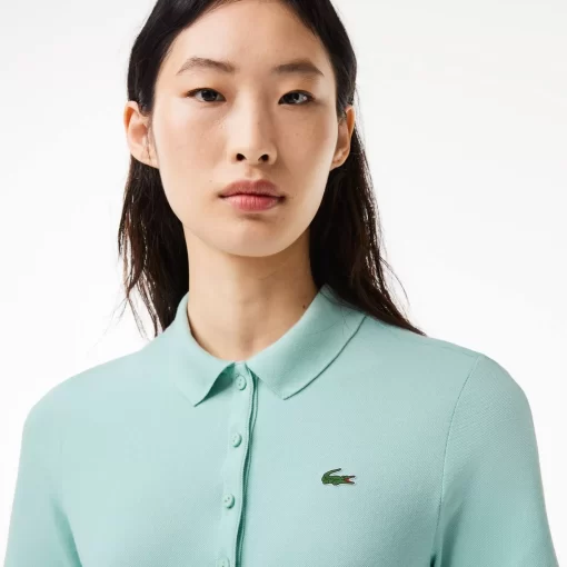 Lacoste Golf-Women'S Sport Slim Fit Organic Cotton Ultra-Dry Golf Polo