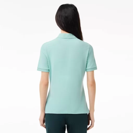 Lacoste Golf-Women'S Sport Slim Fit Organic Cotton Ultra-Dry Golf Polo