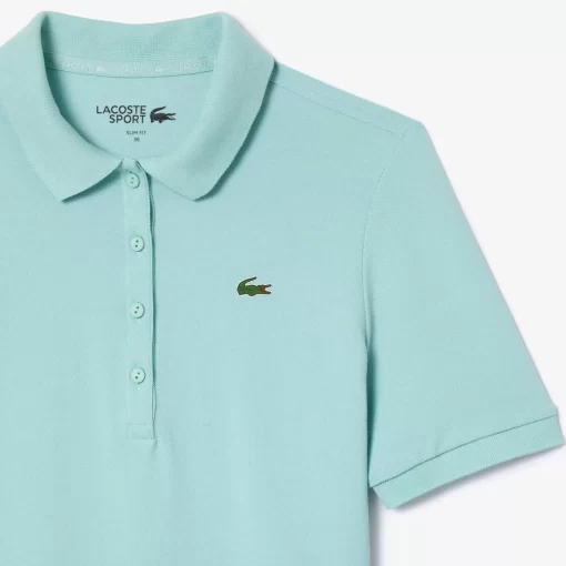 Lacoste Golf-Women'S Sport Slim Fit Organic Cotton Ultra-Dry Golf Polo