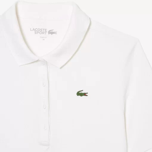 Lacoste Golf-Women'S Sport Slim Fit Organic Cotton Ultra-Dry Golf Polo