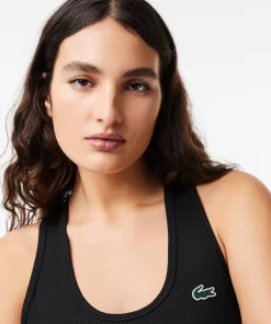 Lacoste Fitness & Training-Women'S Sport Slim Fit Ribbed Tank Top