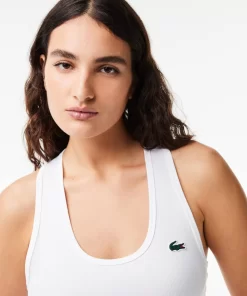 Lacoste Fitness & Training-Women'S Sport Slim Fit Ribbed Tank Top