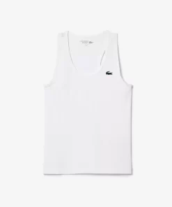 Lacoste Fitness & Training-Women'S Sport Slim Fit Ribbed Tank Top