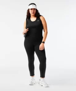 Lacoste Fitness & Training-Women'S Sport Slim Fit Ribbed Tank Top