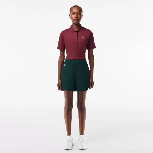 Lacoste Golf-Women'S Sport Stretch Taffeta Golf Bermuda Shorts