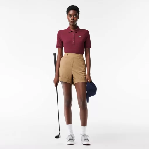 Lacoste Golf-Women'S Sport Stretch Taffeta Golf Bermuda Shorts