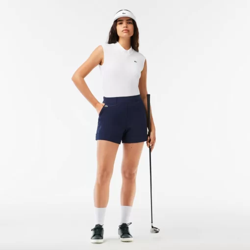 Lacoste Golf-Women'S Sport Stretch Taffeta Golf Bermuda Shorts