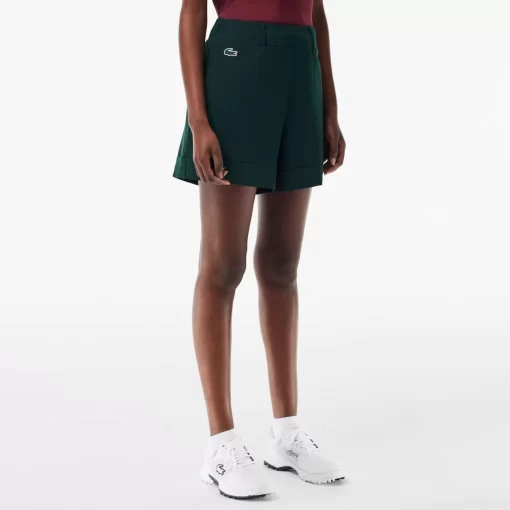 Lacoste Golf-Women'S Sport Stretch Taffeta Golf Bermuda Shorts