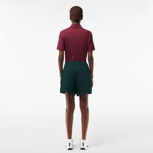 Lacoste Golf-Women'S Sport Stretch Taffeta Golf Bermuda Shorts