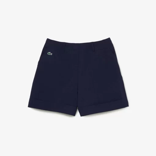 Lacoste Golf-Women'S Sport Stretch Taffeta Golf Bermuda Shorts