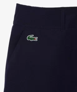 Lacoste Golf-Women'S Sport Stretch Taffeta Golf Bermuda Shorts