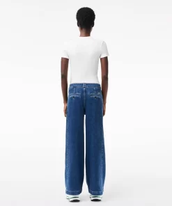 Lacoste Trousers & Shorts-Women'S Stretch Denim Jeans